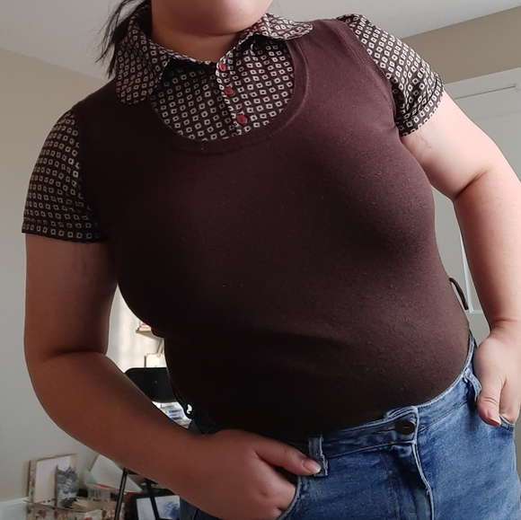 Brown Collared Shirt - Picture 3 of 5